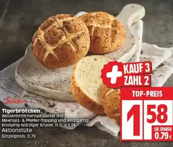 Edeka Schäfer's Tigerbrötchen Angebot