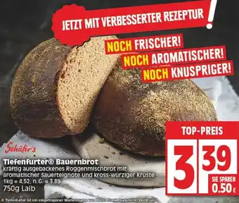 Edeka Schäfer's Tiefenfurter® Bauernbrot 750g Laib Angebot
