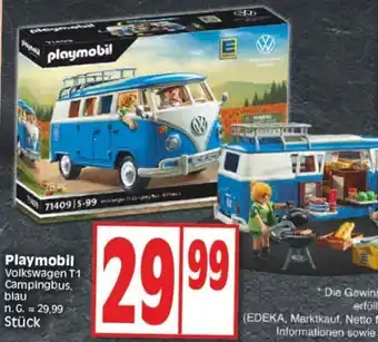 Edeka Playmobil Volkswagen T1 Campingbus Angebot