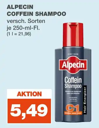mein real ALPECIN COFFEIN SHAMPOO je 250-ml-FI. Angebot