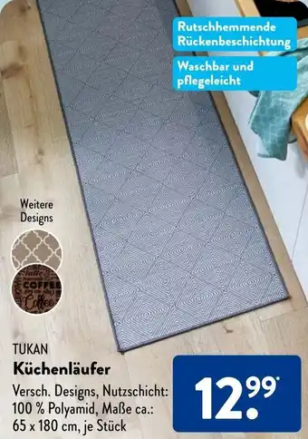 Aldi Süd TUKAN Küchenläufer Angebot