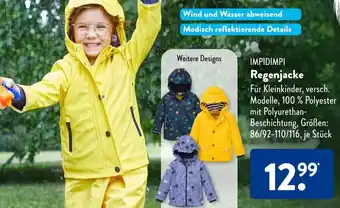 Aldi Süd IMPIDIMPI Regenjacke Angebot