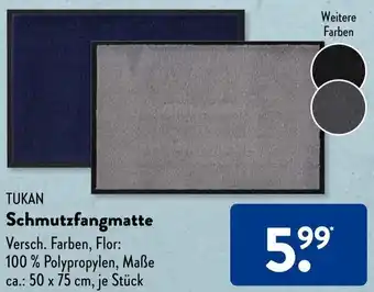 Aldi Süd TUKAN Schmutzfangmatte Angebot