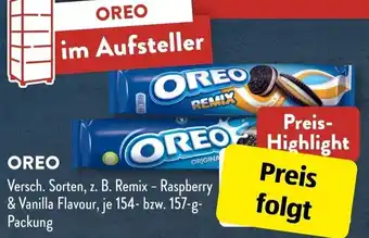 Aldi Süd OREO 154- bzw. 157-g-Packung Angebot