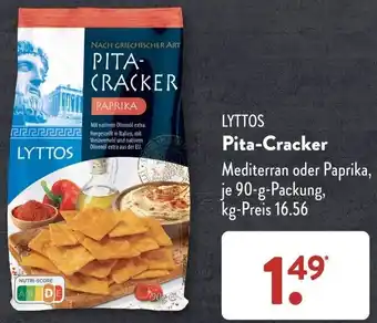 Aldi Süd LYTTOS Pita-Cracker 90-g-Packung Angebot