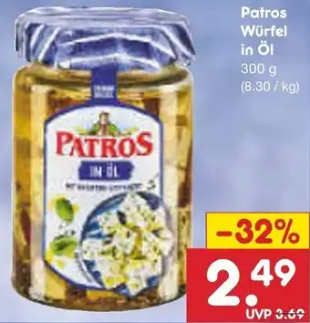 Netto Marken-Discount Patros Würfel in Öl 300 g Angebot