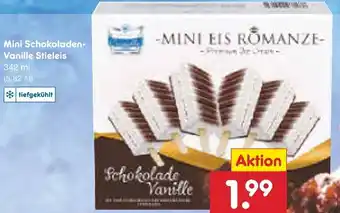 Netto Marken-Discount Mini Schokoladen Vanille Stieleis 342 ml Angebot