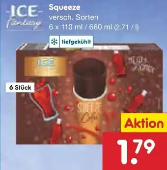 Netto Marken-Discount Ice Fantasy Squeeze 6x110 ml/660 ml Angebot