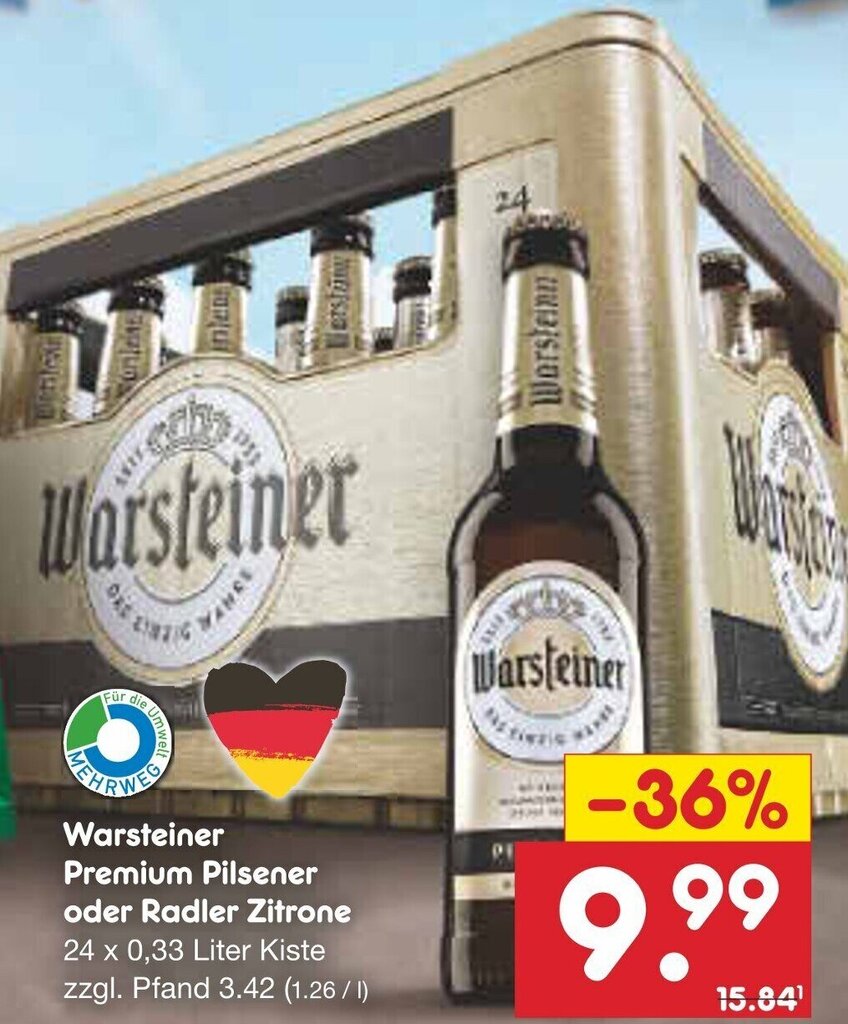 Faszinierend Warsteiner Angebot Netto Bild