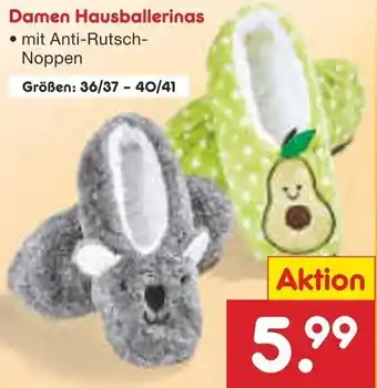 Netto Marken-Discount Damen Hausballerinas Angebot