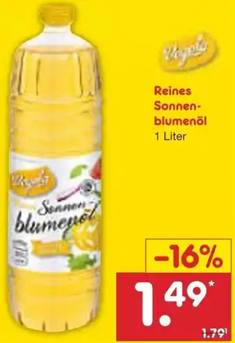 Netto Marken-Discount Reines Sonnenblumenöl 1 Liter Angebot