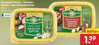 Netto Marken-Discount Kerrygold Kräuter-, Tomaten-Kräuter- oder Meersalz Butter 150 g Angebot