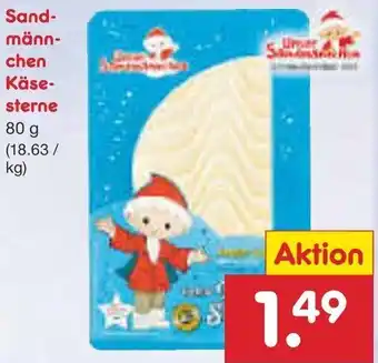 Netto Marken-Discount Sandmännchen Käsesterne 80 g Angebot