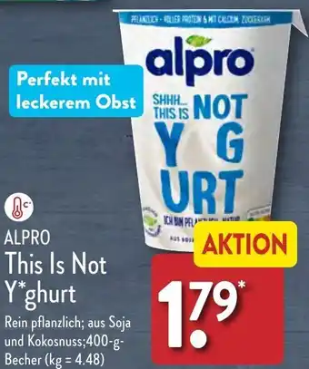 Aldi Nord ALPRO This Is Not Y*ghurt 400 g Becher Angebot