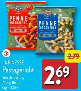 Aldi Nord La Finesse Pastagericht 750 g Beutel Angebot