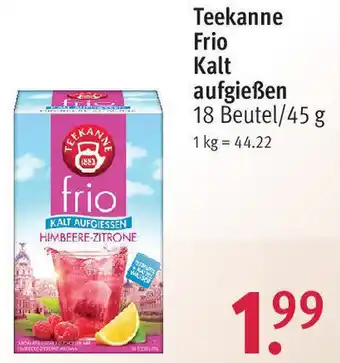 Rossmann Teekanne Frio Kalt aufgießen 18 Beutel/45 g Angebot