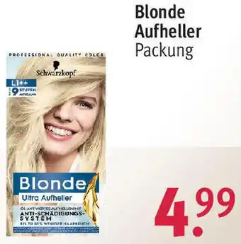 Rossmann Blonde Aufheller Angebot