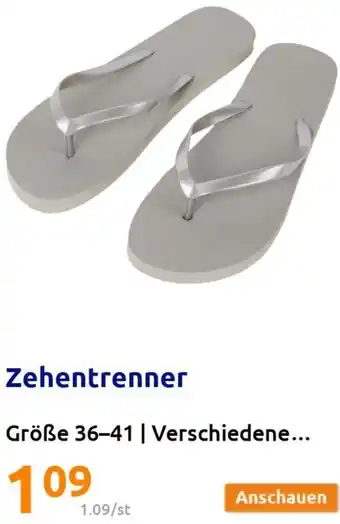 Action Zehentrenner Größe 36-41 Angebot