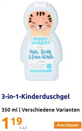 Action 3-in-1-Kinderduschgel 350 ml Angebot