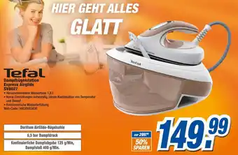 HEM Expert Tefal Dampfbügelstation Express Airglide SV8027 Angebot