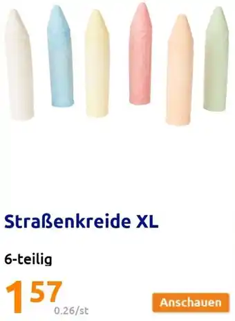 Action Straßenkreide XL 6-teilig Angebot