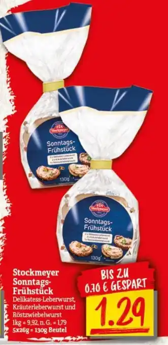 NP Discount Stockmeyer Sonntags-Frühstück 130g Beutel Angebot