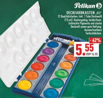 Marktkauf Pelikan DECKFARBKASTEN ,,K12" Angebot