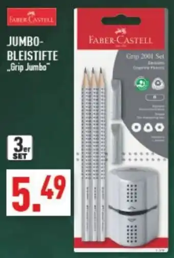 Marktkauf FABER CASTELL JUMBO-BLEISTIFTE ,,Grip Jumbo" Angebot