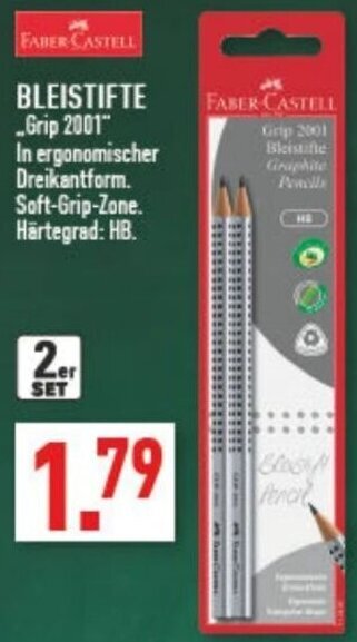 Marktkauf FABER CASTELL BLEISTIFTE ,,Grip 2001" Angebot