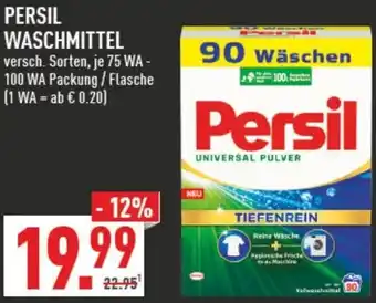 Marktkauf PERSIL WASCHMITTEL 75 WA-100 WA Packung/Flasche Angebot