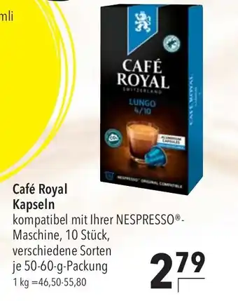 CITTI Markt Café Royal Kapseln  je 50-60-g-Packung Angebot