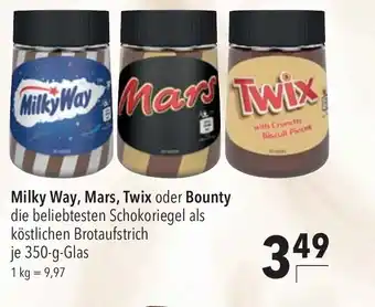 CITTI Markt Milky Way, Mars, Twix oder Bounty je 350-g-Glas Angebot