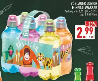 Marktkauf VÖSLAUER JUNIOR MINERALWASSER 6x0,33 L Angebot