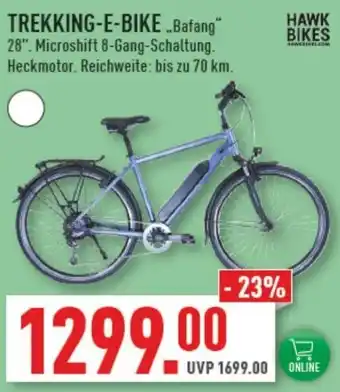 Marktkauf HAWK BIKES TREKKING-E-BIKE „Bafang" Angebot