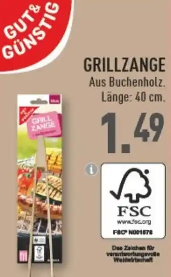 Marktkauf Gut & Günstig GRILLZANGE Angebot