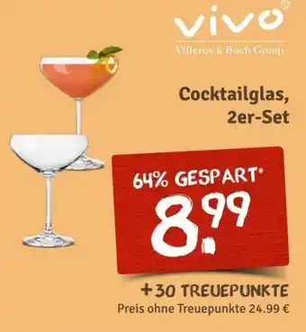 nahkauf vivo Villeroy & Boch Group Cocktailglas, 2er-Set Angebot