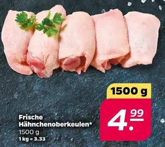 NETTO Frische Hähnchenoberkeulen* 1500 g Angebot