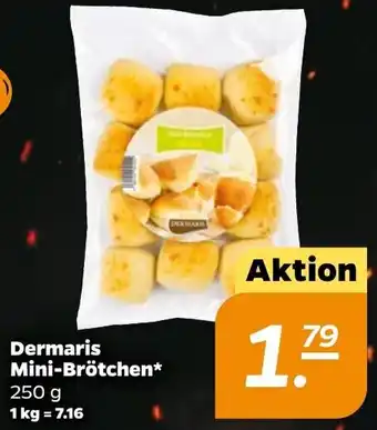 NETTO Dermaris Mini-Brötchen* 250 g Angebot