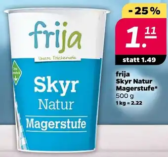 NETTO frija Skyr Natur Magerstufe* 500 g Angebot