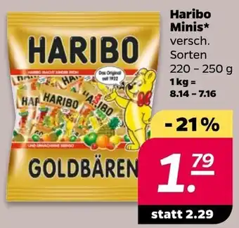 NETTO Haribo Minis 220 - 250 g Angebot