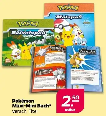 NETTO Pokémon Maxi-Mini Buch Angebot