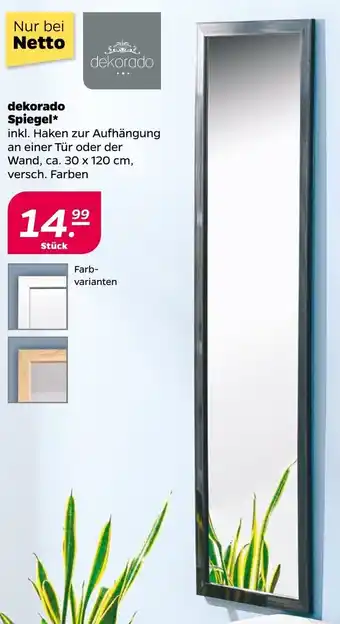 NETTO dekorado Spiegel Angebot