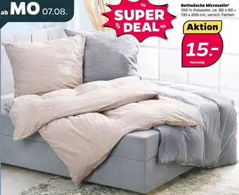 NETTO Bettwäsche Microsatin Angebot