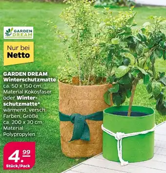 NETTO GARDEN DREAM Winterschutzmatte oder Winterschutzmatte Angebot