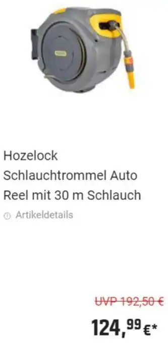 OBI Hozelock Schlauchtrommel Auto Reel mit 30 m Schlauch Angebot