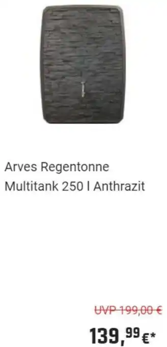 OBI Arves Regentonne Multitank 250 I Anthrazit Angebot