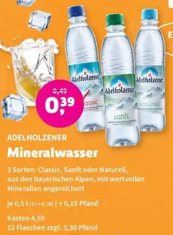 Denns BioMarkt ADELHOLZENER Mineralwasser 0,5 L Angebot