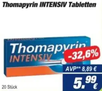 Easy Apotheke Thomapyrin INTENSIV Tabletten 20 Stück Angebot