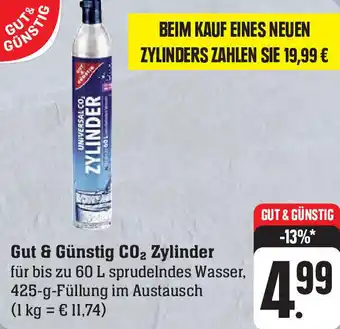 E-Center Gut & Günstig CO₂ Zylinder 425 g Angebot