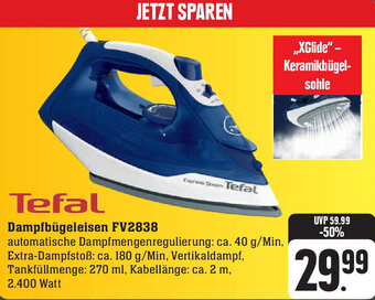 E-Center Tefal Dampfbügeleisen FV2838 Angebot